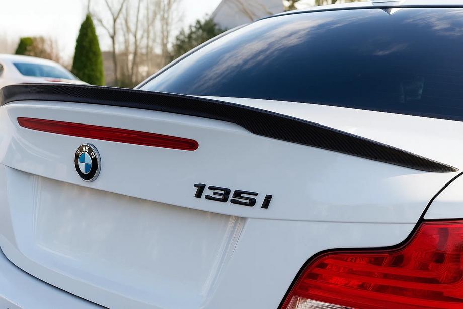 BMW 1 серия E81/E82/E87/E88 2004-2011 гг. Спойлер Lip (для E82, черный) Image