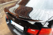 BMW 5 серия F10/F11 2010–2016 гг. Спойлер LIP V1 (1234 Upgrade, Черный) фото 3