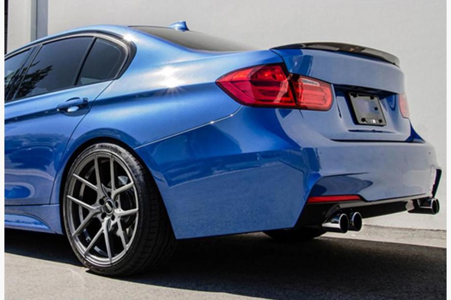 BMW 3 серия F30/F31 2012-2019 гг. Спойлер LIP V2 (1234 Upgrade, Черный) Фото 2