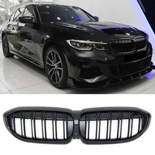 Решетки M-Look V2 (2018-2022, Черный Глянец) BMW 3 серия G20/G21 2018- гг. фото 2