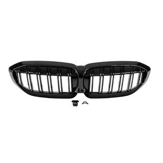 Решетки M-Look V2 (2018-2022, Черный Глянец) BMW 3 серия G20/G21 2018- гг. фото 3
