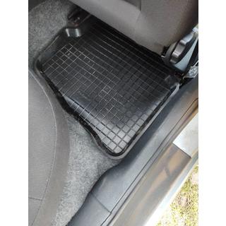 Резиновые коврики с бортиком (4 шт, Polytep) Skoda Fabia 2000-2007 гг. фото 3