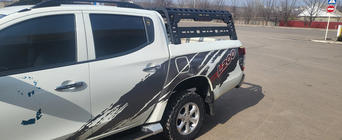 Mitsubishi L200 2006-2015 гг. Роллбар Dakar Bed Rack фото 5