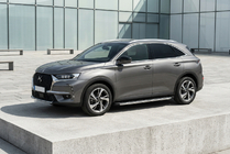 DS 7 Crossback 2017-2022 гг. Боковые Подножки BlackLine (2 шт., Алюминий) фото 1
