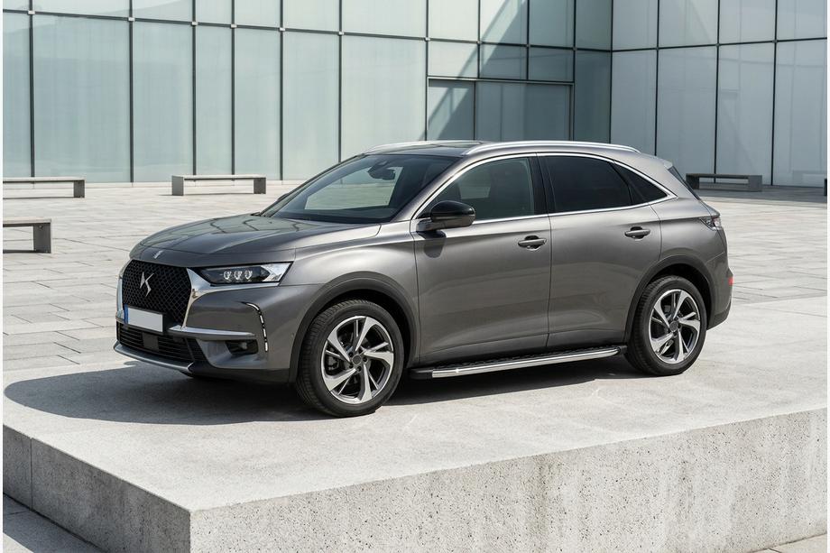 DS 7 Crossback 2017-2022 гг. Боковые Подножки BlackLine (2 шт., Алюминий) Image