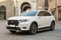 DS 7 Crossback 2017-2022 гг. Боковые Подножки Maydos V1 (2 шт., Алюминий и Нержавейка) фото 1