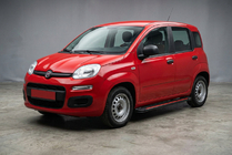 Fiat Panda 2011-2023 гг. Боковые Подножки Maya Red (2 шт., Алюминий) фото 1