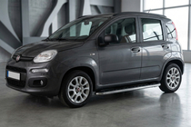 Fiat Panda 2011-2023 гг. Боковые Подножки Maydos V1 (2 шт., Алюминий) фото 1