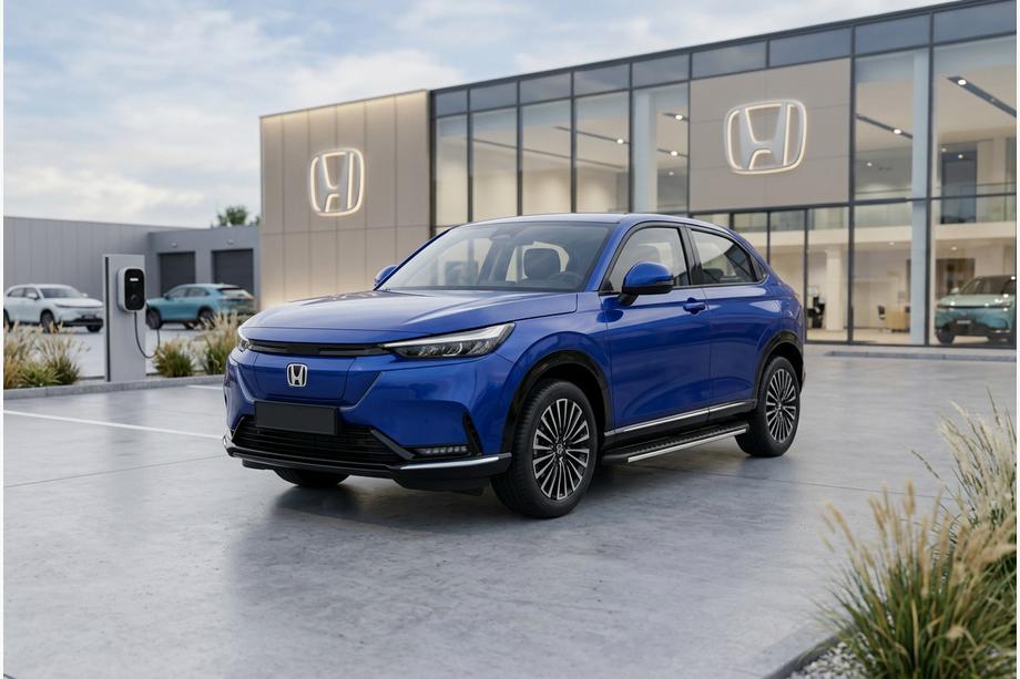 Honda HR-V 2021- гг. Боковые Подножки Bosphore Grey (2 шт., Алюминий) Image