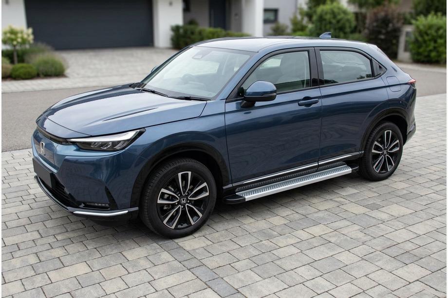 Honda HR-V 2021- гг. Боковые Подножки Maya V2 (2 шт., Алюминий) Image