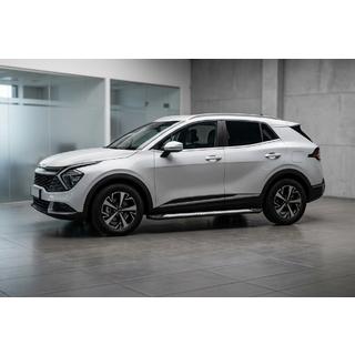 Боковые Подножки Vision New Black (2 шт., Алюминий) Kia Sportage 2021- гг. фото 1