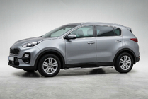 Kia Sportage 2021- гг. Боковые Подножки Tayga V2 (2 шт., Алюминий) фото 1