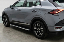 Kia Sportage 2021- гг. Боковые Подножки Fullmond (2 шт., Алюминий) фото 1