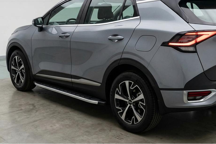 Kia Sportage 2021- гг. Боковые Подножки Fullmond (2 шт., Алюминий) Image
