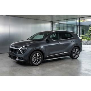 Боковые Подножки BlackLine (2 шт., Алюминий) Kia Sportage 2021- гг. фото 1