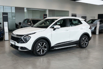Kia Sportage 2021- гг. Боковые пороги Allmond Grey (2 шт., алюминий) фото 1