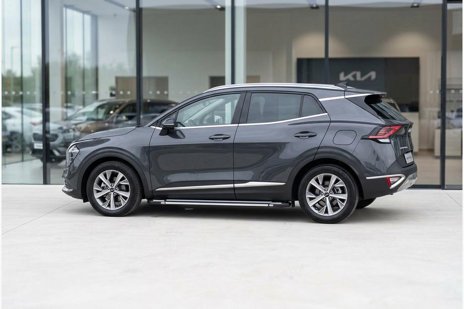 Kia Sportage 2021- гг. Боковые Подножки Rainbow (2 шт., Алюминий) Image