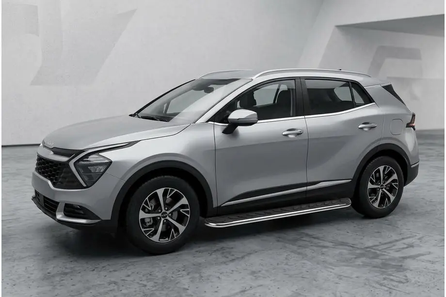 Kia Sportage 2021- гг. Боковые Подножки Maydos V1 (2 шт., Алюминий) Image