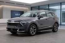 Kia Sportage 2021- гг. Боковые Подножки Duru (2 шт., Алюминий) фото 1