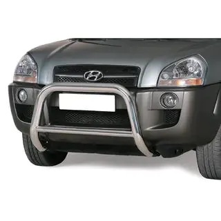 Кенгурятник Winbo V2 (нержавейка) Hyundai Tucson JM 2004- гг. фото 1