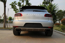 Porsche Macan 2014-2024 гг. Передние и задние накладки Libao (2 шт) фото 6
