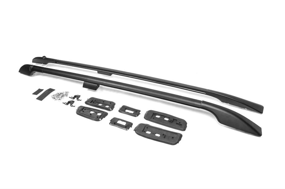 Toyota Land Cruiser 200 2007-2021 гг. Рейлинги оригинальный дизайн Libao Черные (2 шт) Image