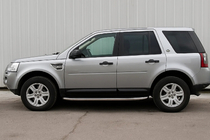 Land Rover Freelander II 2006–2014 гг. Боковые Подножки Libao (2 шт., Алюминий) фото 3