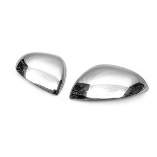 Накладки на зеркала (2 шт, нержавейка) Mercedes C-class W206 2022- гг. фото 3