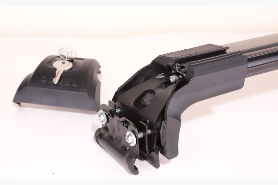 Поперечины на интегрированные рейлинги с замком Strong V2 (2 шт) до 120 см, Черный Фото 24