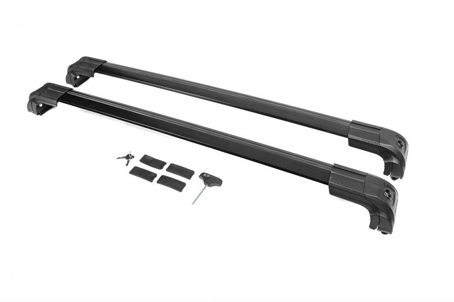 Поперечины на интегрированные рейлинги с замком Strong V2 (2 шт) до 120 см, Черный Фото 14