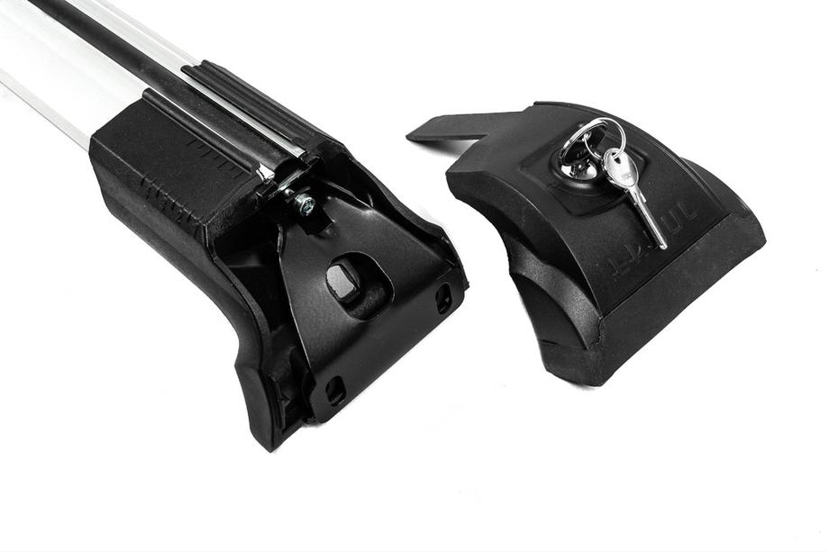 Поперечины на интегрированные рейлинги с замком Strong V2 (2 шт) до 120 см, Черный Фото 23