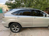 Lexus RX 2003-2009 гг. Рейлинги Хром турецкие Пластиковые ножки фото 1