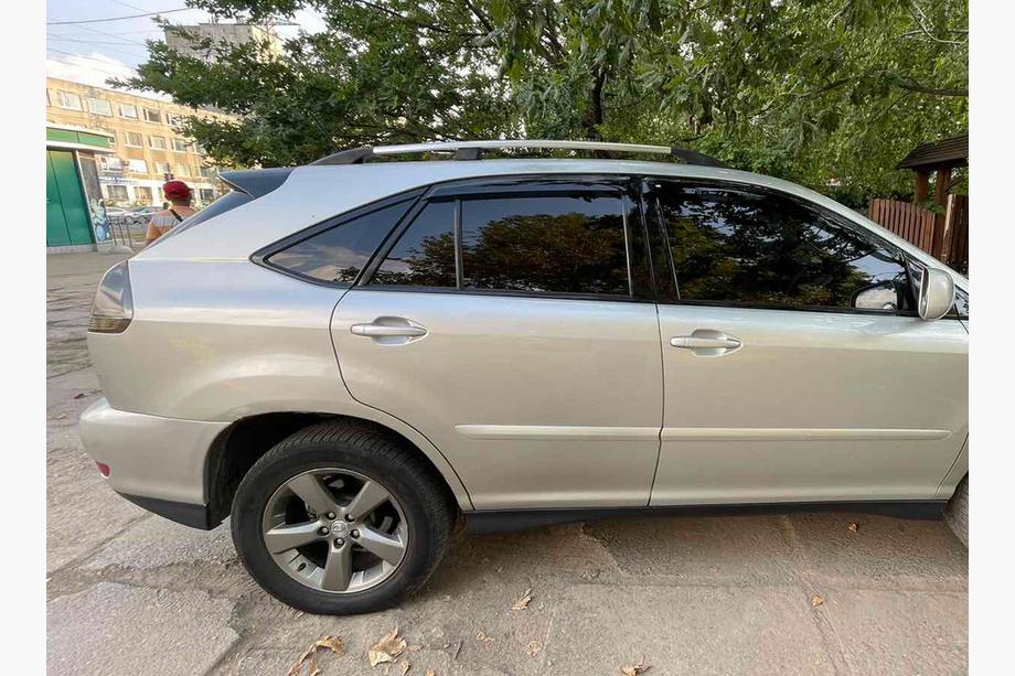 Lexus RX 2003-2009 гг. Рейлинги Хром турецкие Пластиковые ножки Image