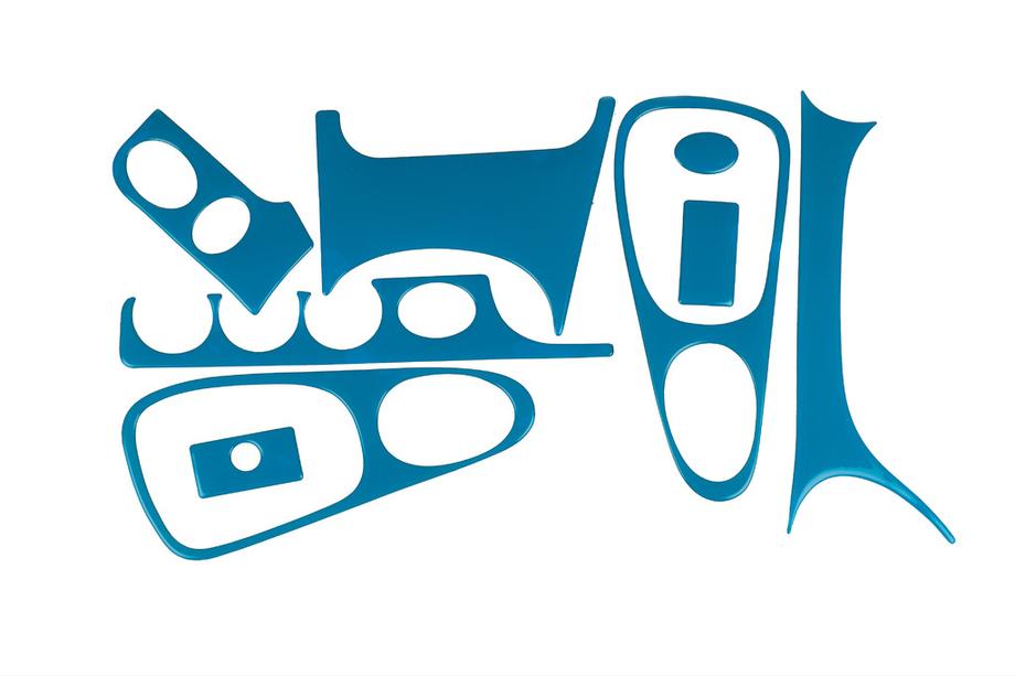 Ford Escort 1995-2000 гг. Накладка на панель приборов (синий) Image