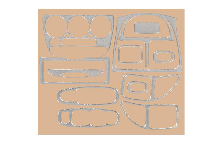 Hyundai Accent 2000-2006 гг. Накладки на панель приборов (алюминий) Image