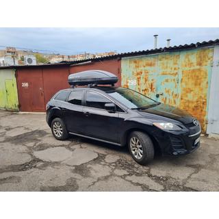 Поперечины на штатные места с замком Wingbar V3 (2 шт) Mazda CX-7 2006-2012 гг. фото 2