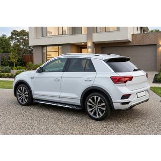 Боковые Подножки Sunrise (2 шт., Алюминий) Volkswagen T-Roc 2017-2025 гг. фото 1