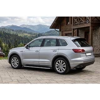 Боковые Подножки Fullmond (2 шт., Алюминий) Volkswagen Touareg 2018- гг. фото 1