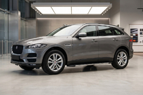 Jaguar F-PACE 2016- гг. Боковые Подножки Duru (2 шт., Алюминий) фото 1