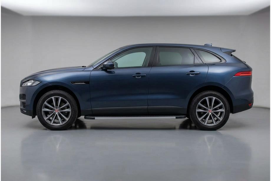 Jaguar F-PACE 2016- гг. Боковые Подножки Maya V1 (2 шт., Алюминий) Image