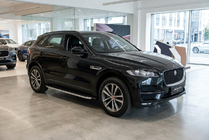 Jaguar F-PACE 2016- гг. Боковые Подножки Fullmond (2 шт., Алюминий) фото 1