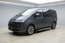 Hyundai Staria 2021- гг. Боковые Подножки Duru (2 шт., Алюминий) фото 1