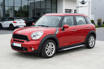 Mini Countryman R60 2010-2017 гг. Боковые Подножки Line (2 шт., Алюминий) фото 1