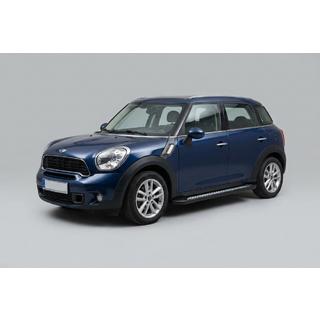 Боковые Подножки Vision New Black (2 шт., Алюминий) Mini Countryman R60 2010-2017 гг. фото 1