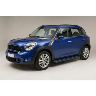 Боковые Подножки Maya Blue (2 шт., Алюминий) Mini Countryman R60 2010-2017 гг. фото 1