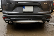 Honda CRV 2017-2022 гг. Передние и задние накладки 2016-2019 (2 шт) фото 4