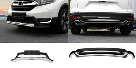 Honda CRV 2017-2022 гг. Передние и задние накладки 2016-2019 (2 шт) фото 2