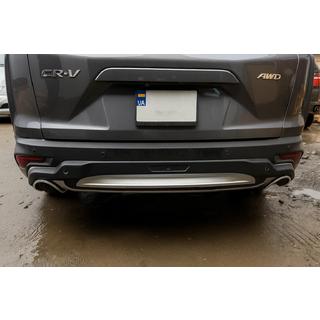 Передние и задние накладки 2016-2019 (2 шт) Honda CRV 2017-2022 гг. фото 4