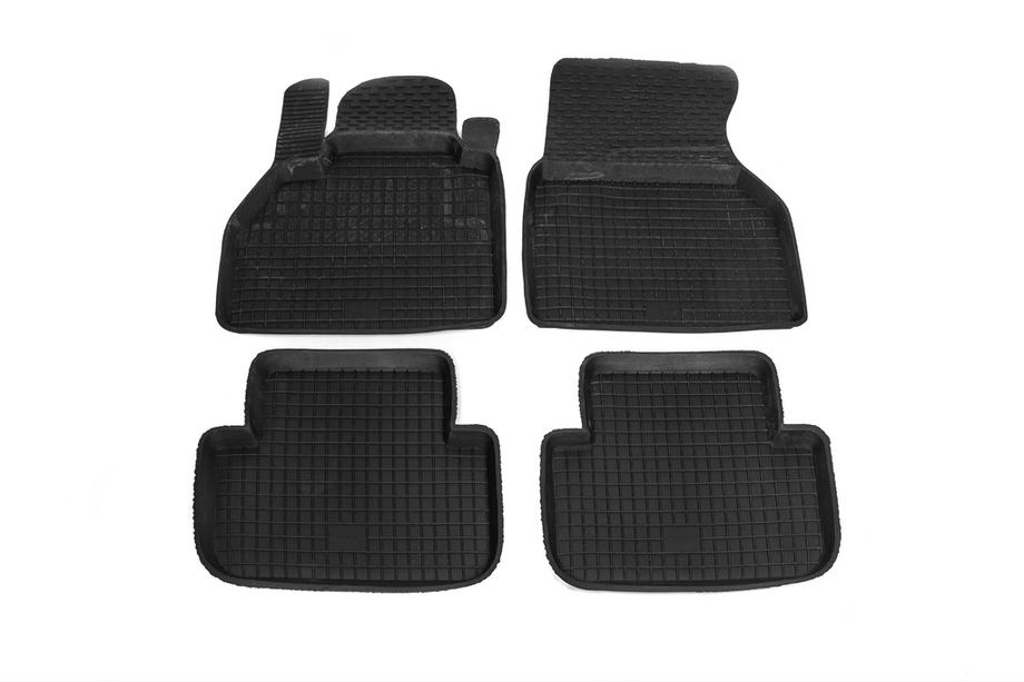 Renault Kangoo 2008–2020 гг. Резиновые коврики с бортиком (4 шт, Polytep) Image