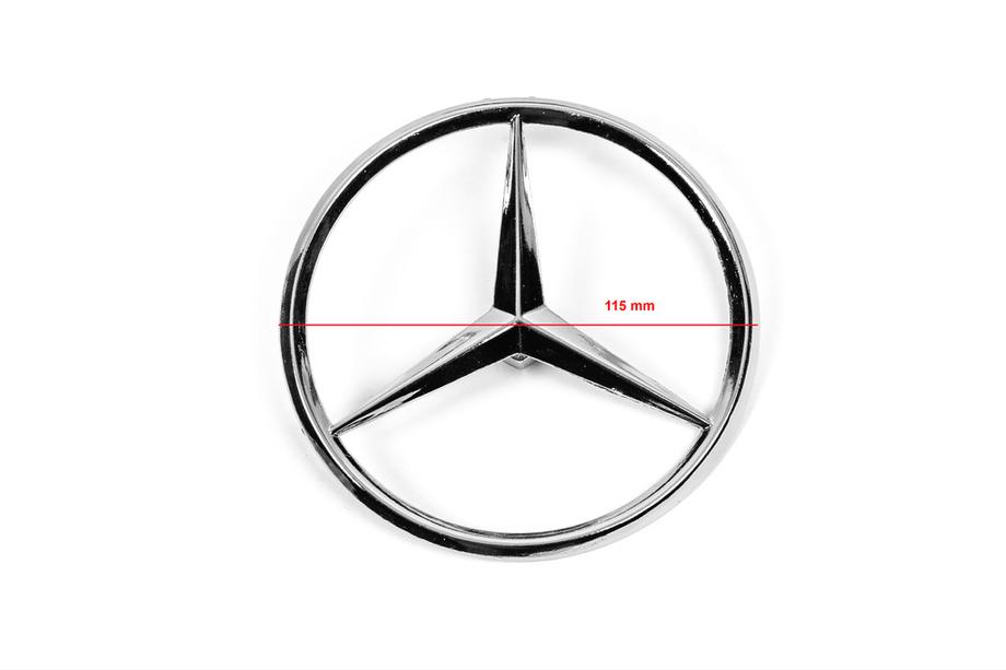 Mercedes Vito W638 1996-2003 гг. Задний эмблема 115мм (нержавейка) Image